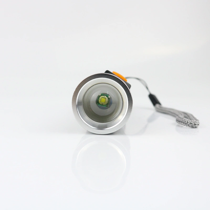 Mini Waterproof Zoom USB Rechargeable Torch LED Flashlight 