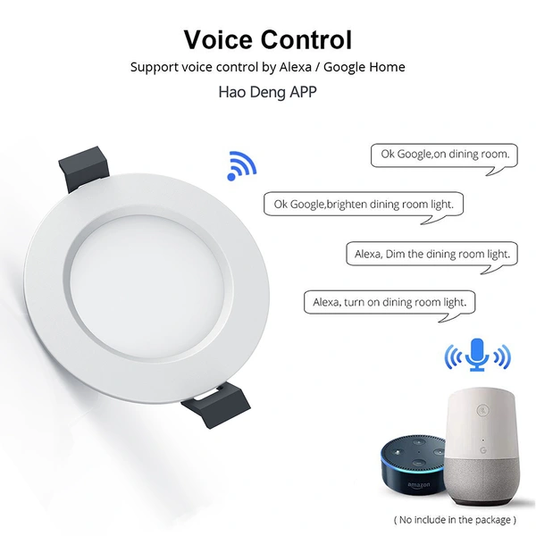 5W Round RGB Smart Home Mesh Recessed LED Downlight For Indoor