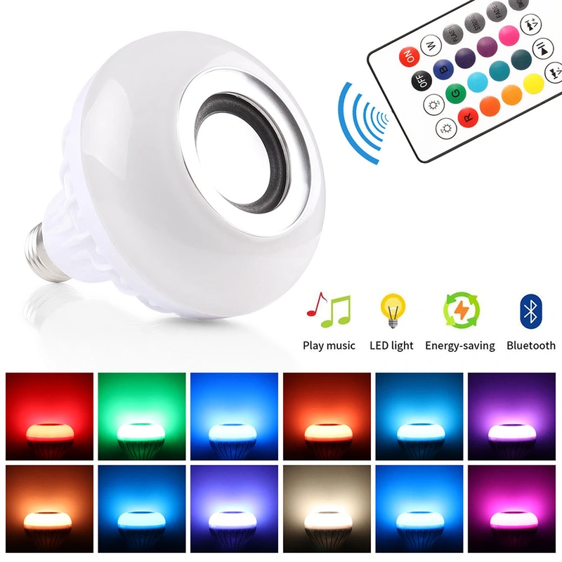E26 E27 base Control Wireless remote led smart bulb
