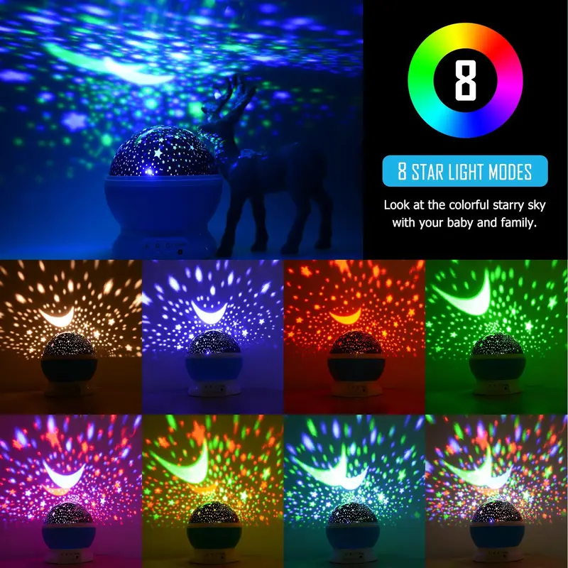 Led Star Sleeping Sky Night Lamp