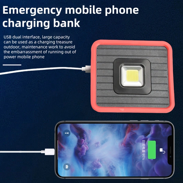 Powerful Rechargeable COB Light USB Portable Working Light