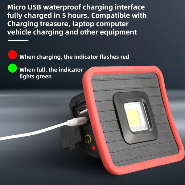 Powerful Rechargeable COB Light USB Portable Working Light