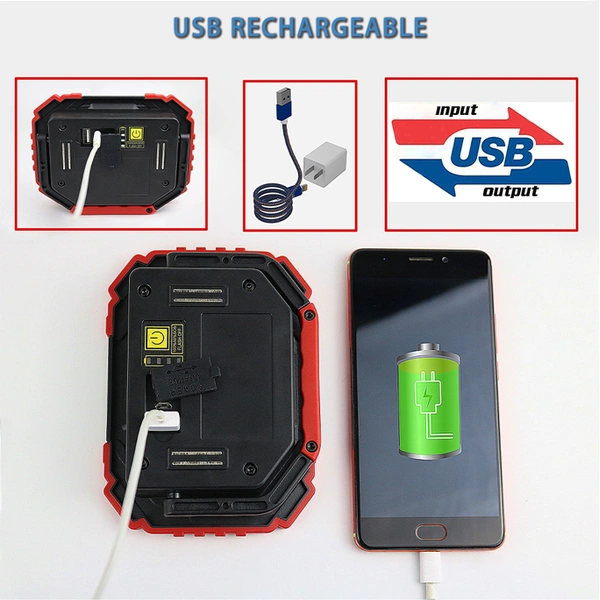 Portable work lights rechargeable Battery power bank work light