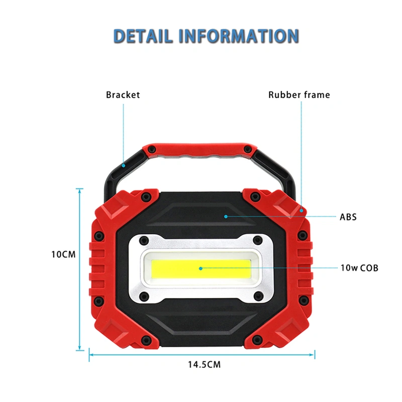Portable work lights rechargeable Battery power bank work light