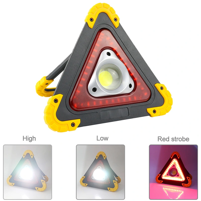 Portable Outdoor Waterproof Triangle Emergency Lights 