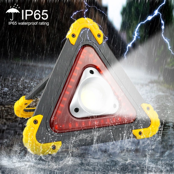 Portable Outdoor Waterproof Triangle Emergency Lights 