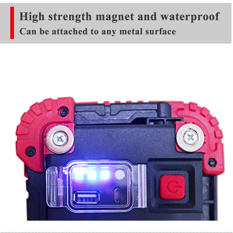  portable work zone rechargeable cob LED work light with stand