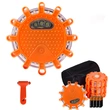 road flares Battery Operated magnetic led flash warning light, 9 modes