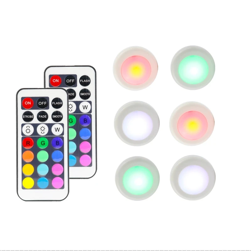 LED RGB Color Changing indoor lighting Battery Operated Closet Lights 