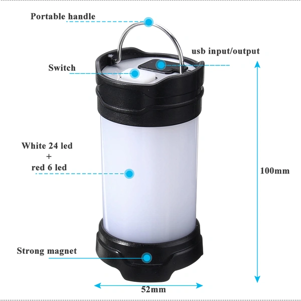 camping led usb rechargeable led camping light for outdoor