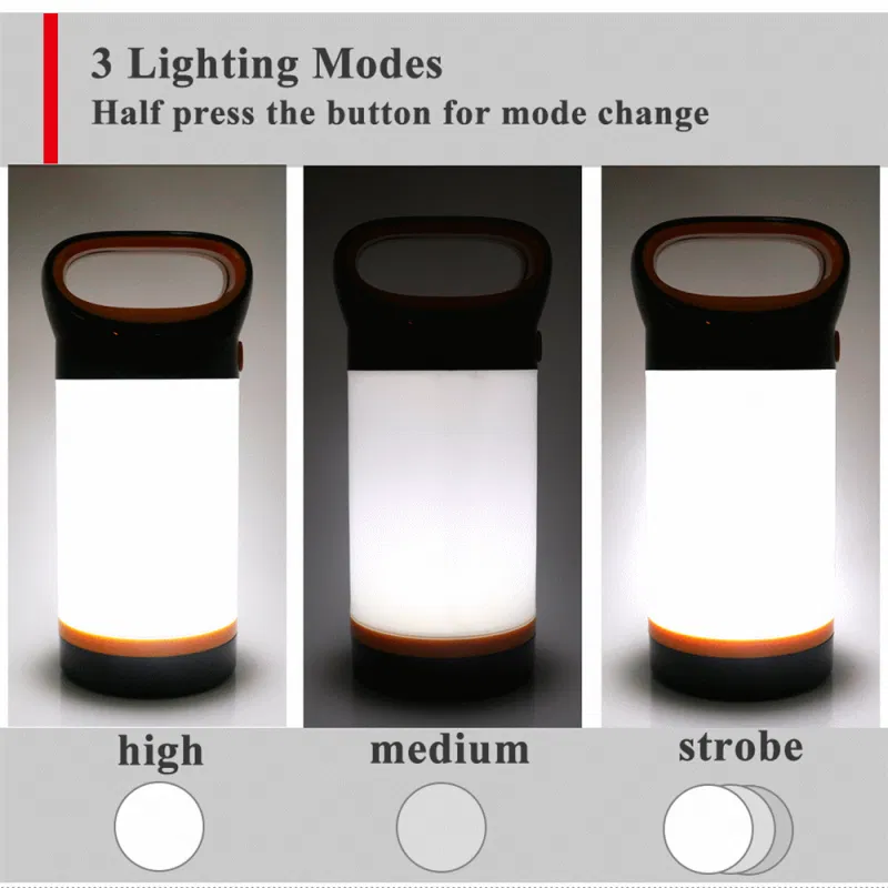 250 lumens waterproof camp led light for outdoor camping