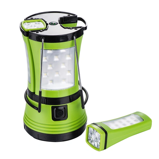 600 lumens camping lamp 18650 battery Rechargeable Camping Lantern with Detachable Portable Flashlight
