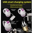 Waterproof USB Rechargeable 3 in 1 Multifunctional Light 