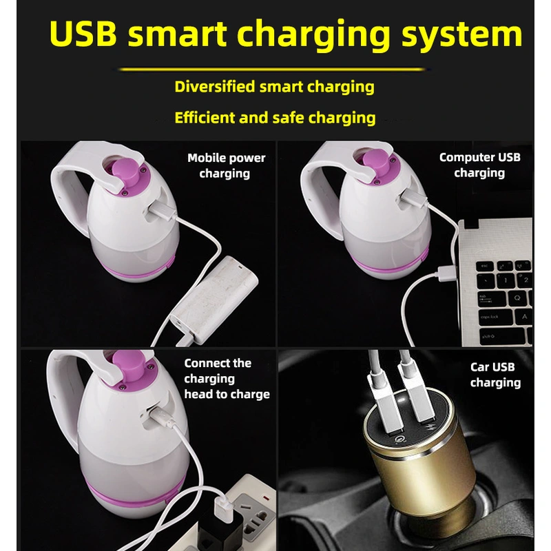 Waterproof USB Rechargeable 3 in 1 Multifunctional Light 