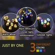 LED color-changing string lights 9 lighting modes