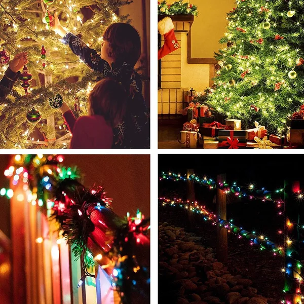 LED color-changing string lights 9 lighting modes