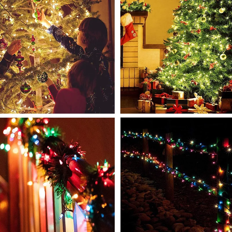 LED color-changing string lights 9 lighting modes