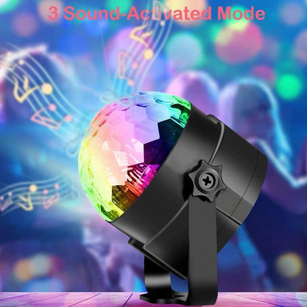7 Colors Sound Activated Remote Control Dj Lights