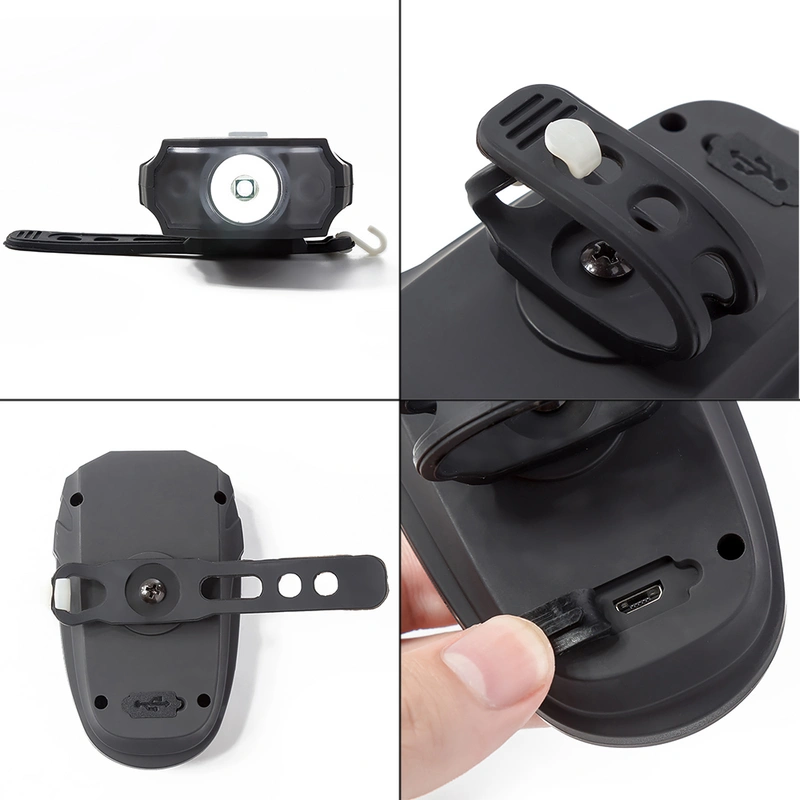 Solar Powered usb Charging Bicycle Front Headlight 