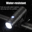 Waterproof bicycle light usb charging bike front led light