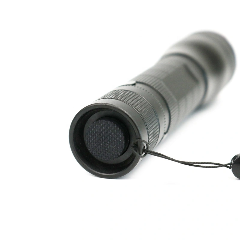 Aluminum Alloy led torch light rechargeable flashlight