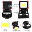 USB rechargeable multi-functional  rotatable work light 