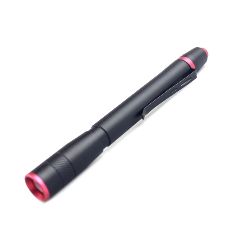 Waterproof Flashlight LED Penlight Pocket Pen Torch Light for Working
