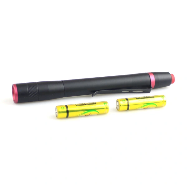 Waterproof Flashlight LED Penlight Pocket Pen Torch Light for Working