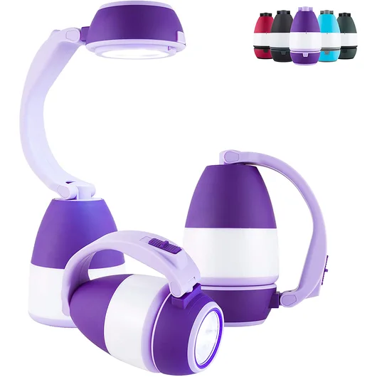 Hot Selling Waterproof USB Rechargeable 3 in 1 Multifunctional Light With Camping Lantern Desk Lamp And Power Bank Function