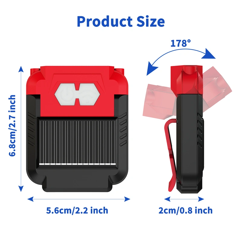 Rechargeable Motion Sensor Cap Visor Light 