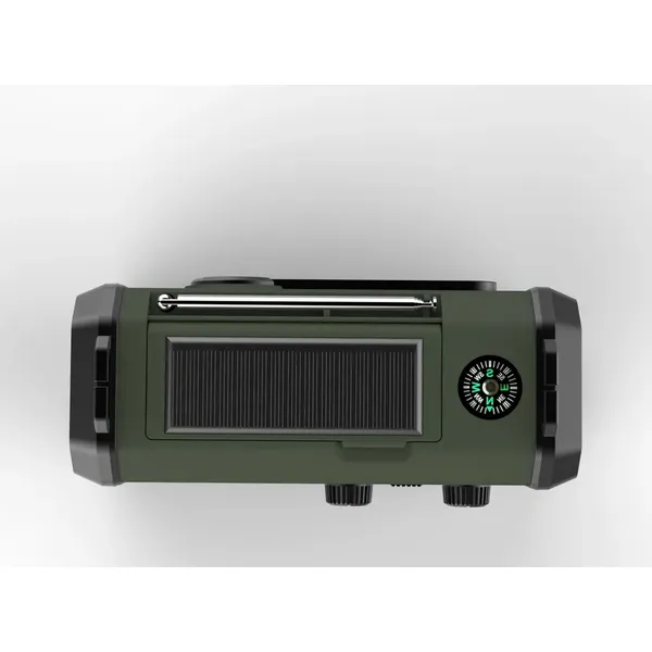 Portable Emergency Portable Am Fm Radio with Reading lamp, Hand Crank