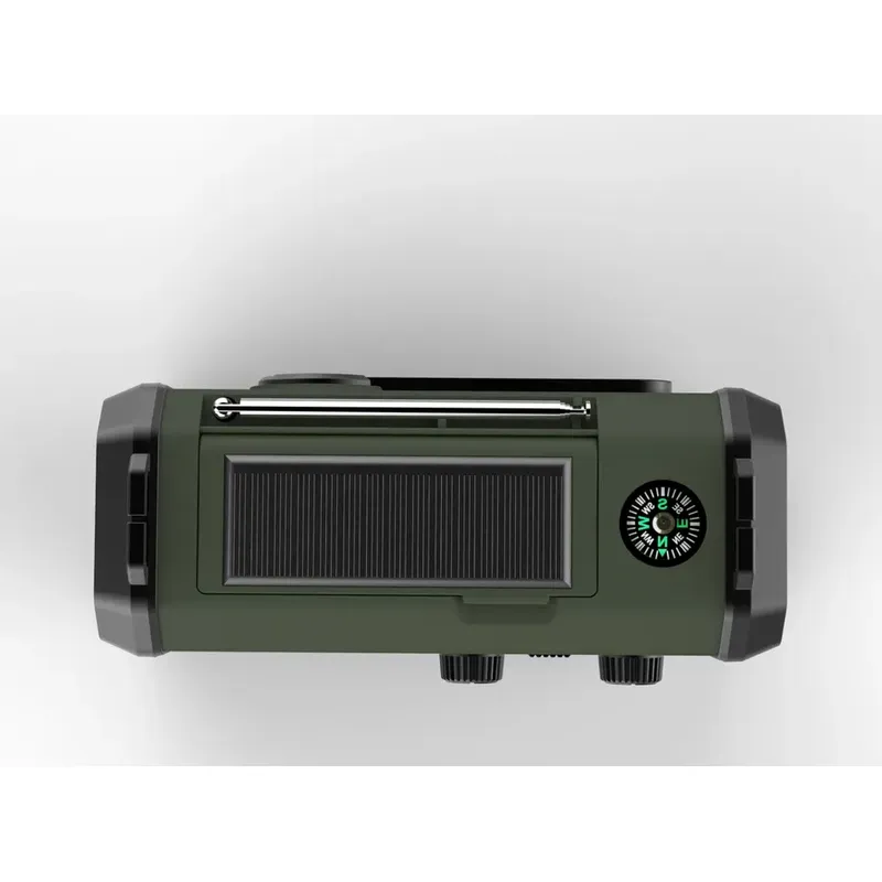 Portable Emergency Portable Am Fm Radio with Reading lamp, Hand Crank