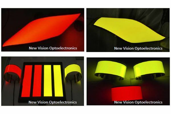 Recently, the first large area flexible OLED lighting that can be applied to automotive tail lights in China