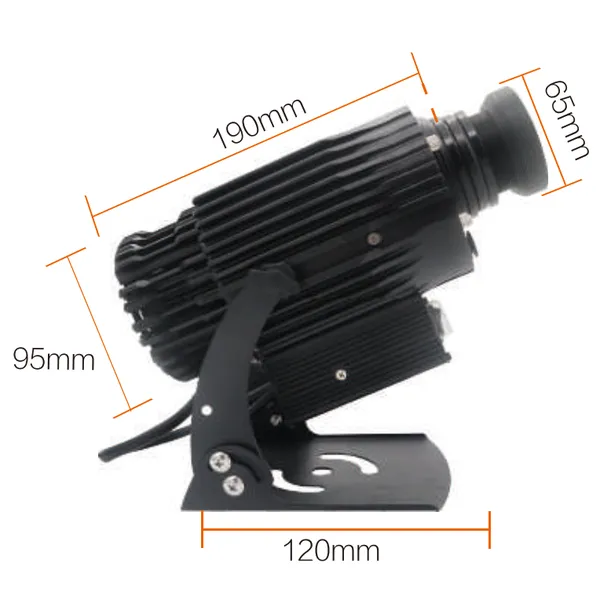 Proyector de gobos led de 80w | proyector de publicidad exterior | iluminación noble 