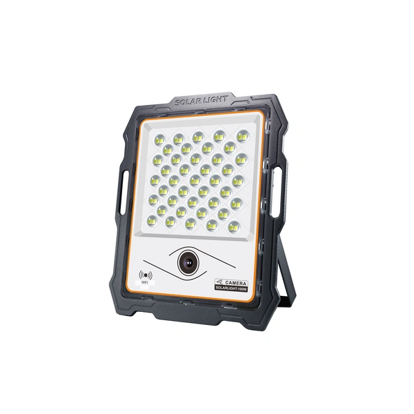 100W LED Solar Flood Light With CCTV Camera|Noble Lighting
