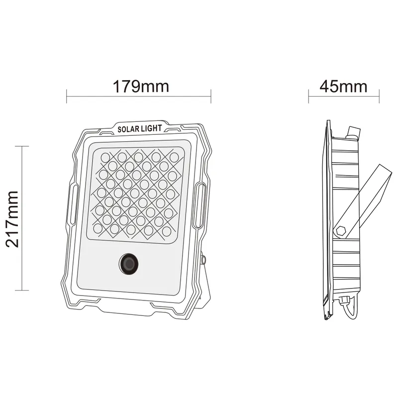 100W Solar Flood Light|LED Solar Light 100W|Noble Lighting