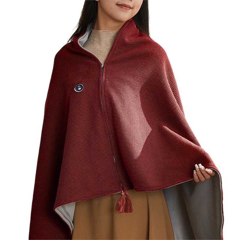 Carbon fibre Heated blanket of  Polyester with USB