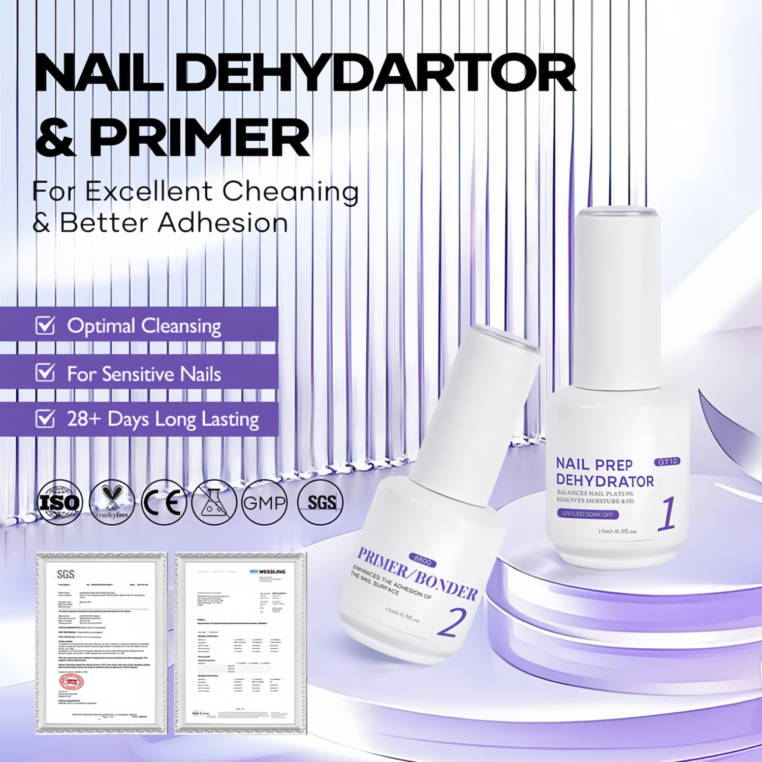 Nail Dehydartor Primer - HEMA & TPO Free