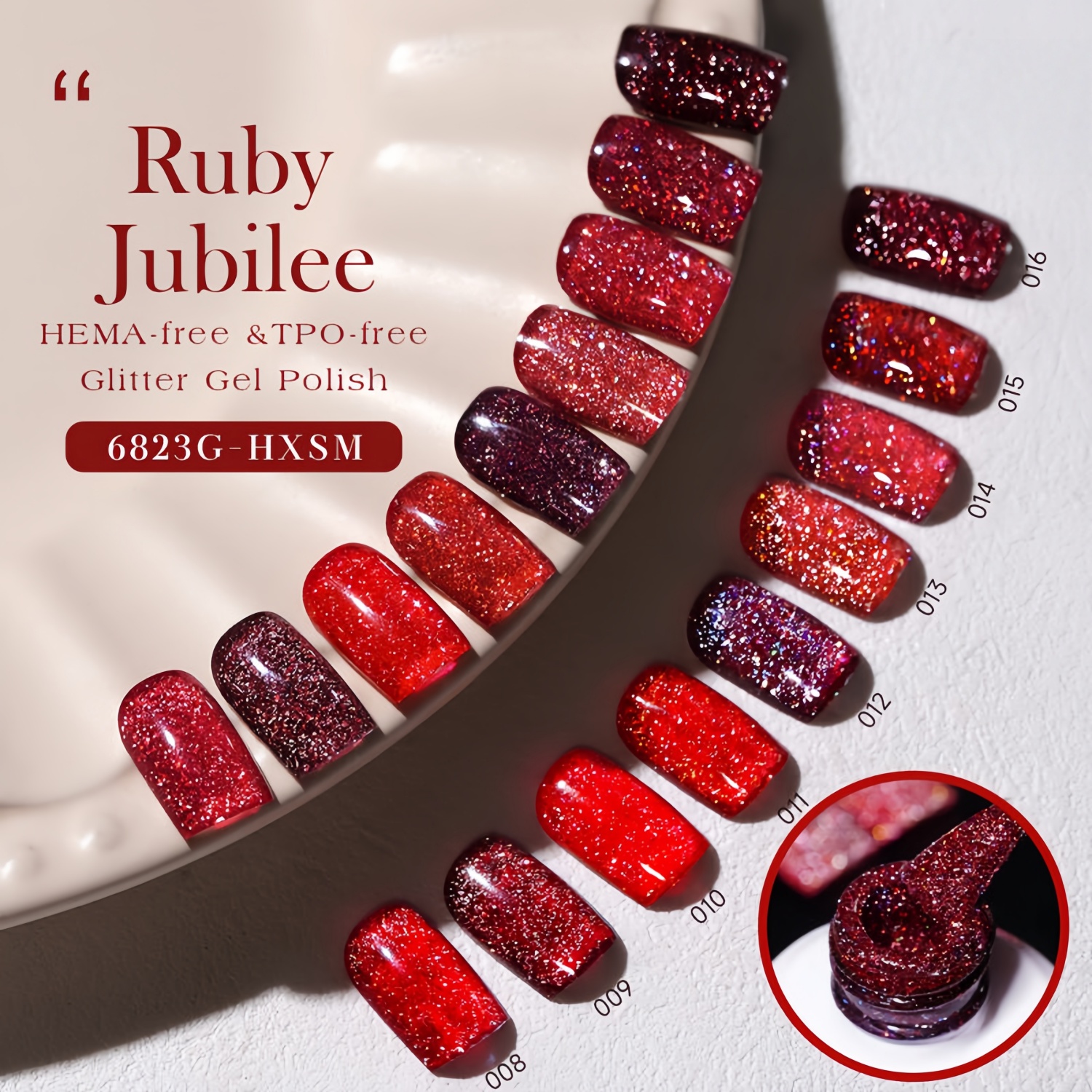 Glitter Gel Polish - HEMA & TPO Free