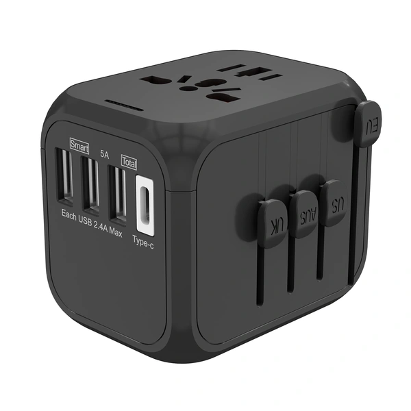 Best travel accessory cheap business gift world travel adapter for traveling abroad