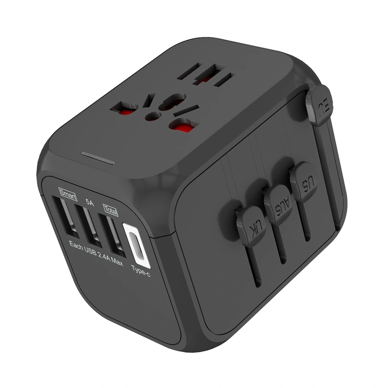 Best travel accessory cheap business gift world travel adapter for traveling abroad