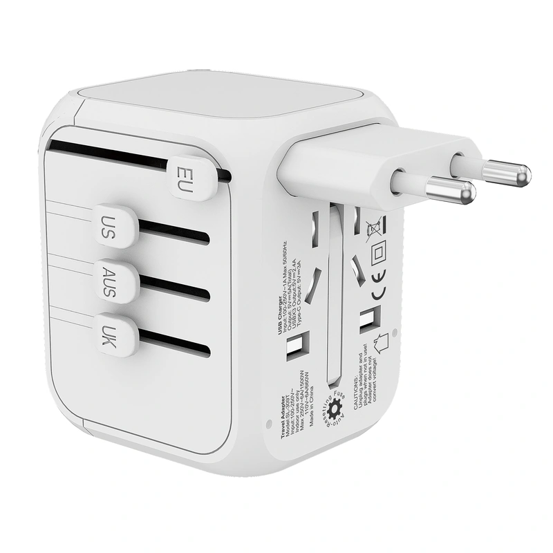 Best travel accessory cheap business gift world travel adapter for traveling abroad