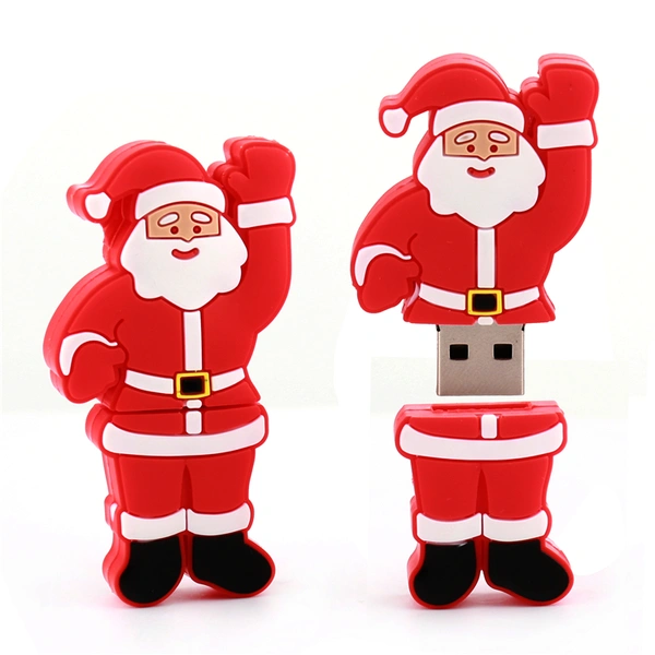 Christmas Stocking PVC Flash Memory USB Pendrive