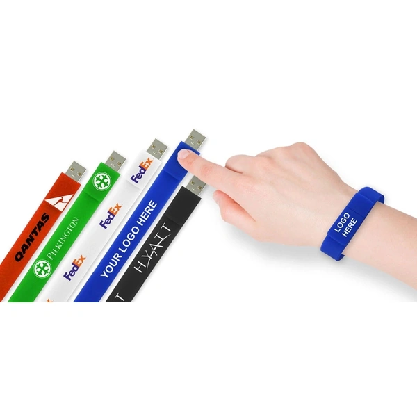 wristband usb flash drive bracelet thumb drive pendrive 