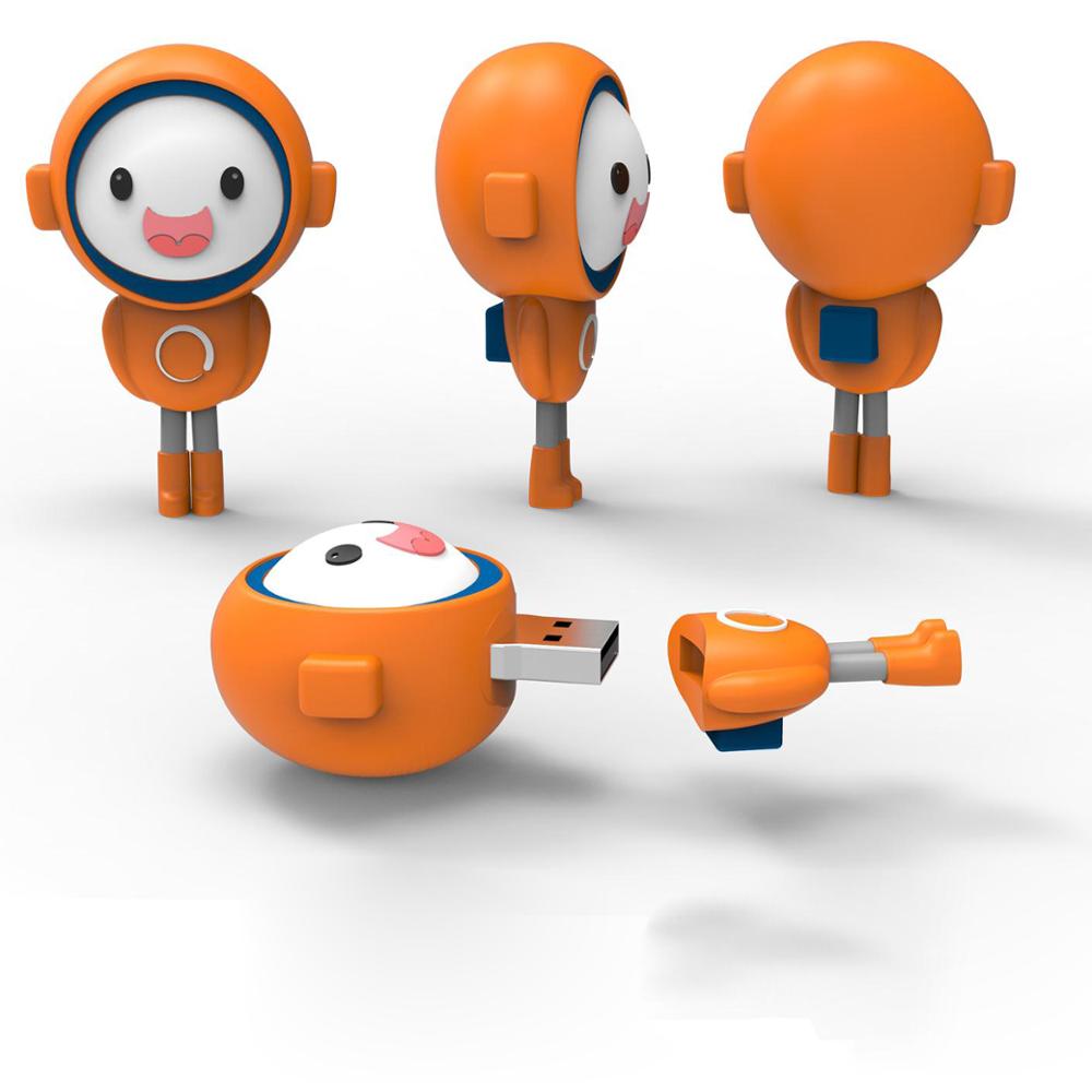 Customized PVC silicone USB flash drives with all design