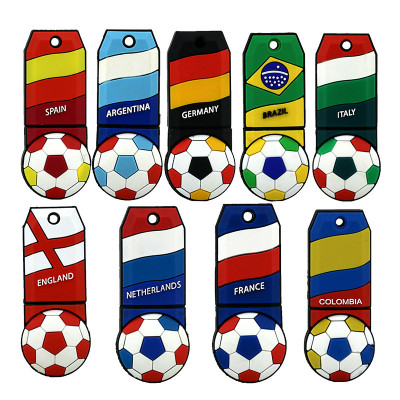Customized Football PVC USB Flash Drives 