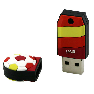 Customized Football PVC USB Flash Drives 