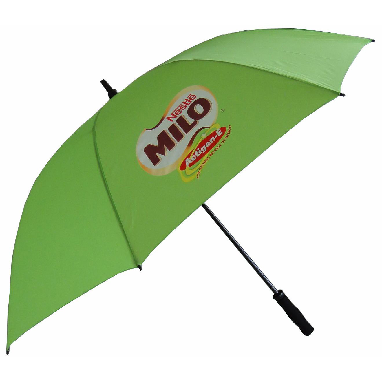 Promotional umbrella with company logo