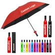 Promotion Gift Cheap 3 Folding Portable Wine Bottle Umbrellas