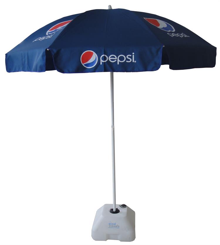 OEM printed beach umbrella promotional umbrella with company logo
